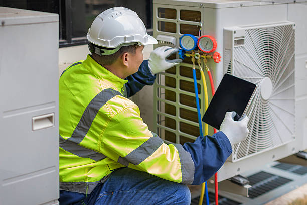 Professional Hvac Installation technician working in Lotus, CA
